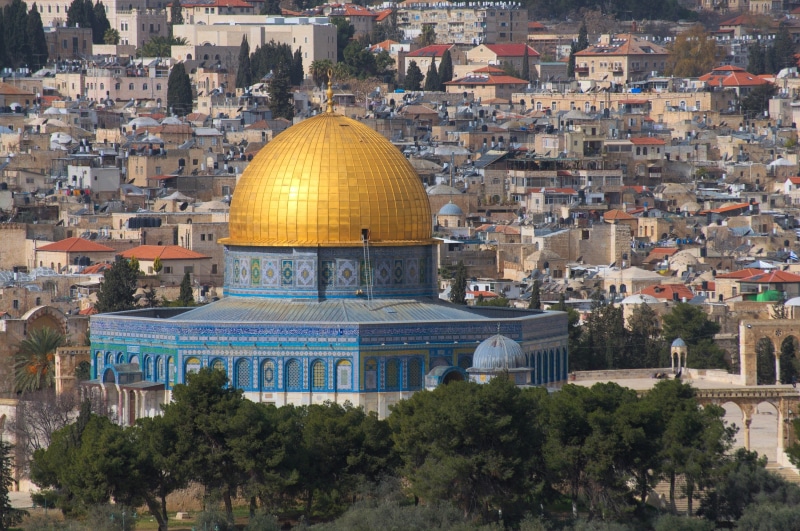 golden dome, temple mount, 2K, cupola, muslim, government, travel destinations, sacred architecture, place of worship, outdoors, city, spirituality, main sanctuary