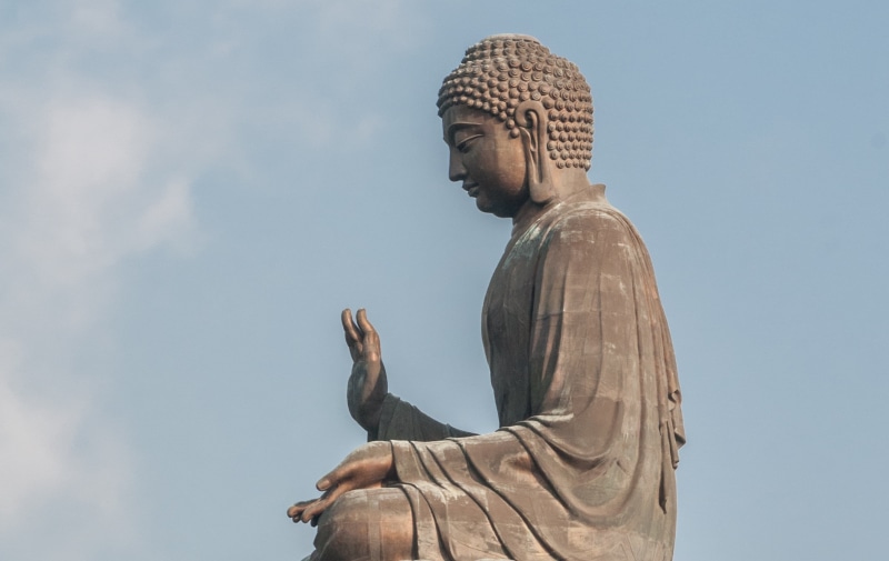 religious sculpture, sculpture, idol, philosophy, the past, wisdom, history, 2K, china, hong kong, statue, human representation, amoghasiddhi, serenity