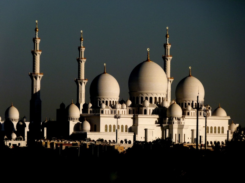 building, building exterior, 4K, mosque, minaret, dome, the past, architecture, travel destinations, sheikh zayed mosque, islam, built structure, cultures