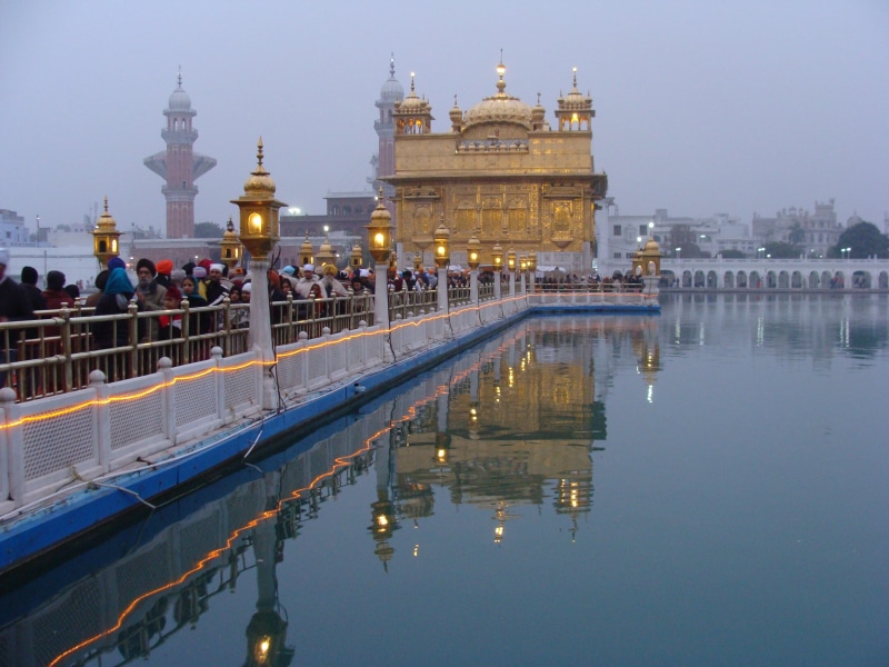city, illuminated, travel, waterfront, spiritual, spirituality, devotion, reflection, belief, amritsar, Golden Temple, religious, heritage, temple, prayer