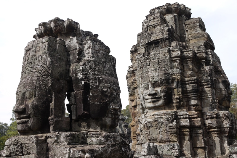 Cambodia, khmer, photo, outdoors, 4K, the past, ancient Civilization, belief, male likeness, art and craft, marcel Siem, buddhism, ruins, low angle view