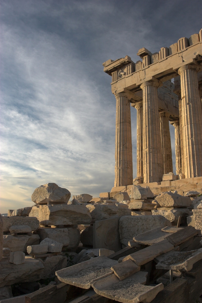 2K, architecture, solid, ancient, archaeology, deterioration, Greek, sky, old ruin, architectural column, history, travel destinations, ancient civilization