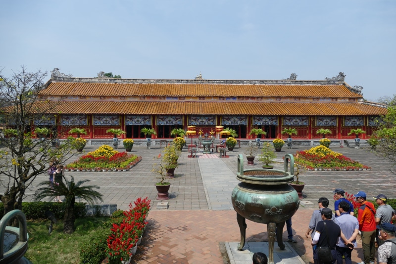 travel, unesco world heritage site, 5K, historic building, vietnam, real people, place of worship, world heritage, nature, built structure, royal palace