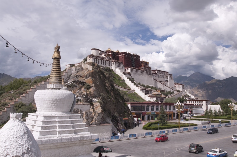 ancient, potala, heritage, landmark, asia, buddha, buddhist, city, culture, sacred, history, sky, outdoors, temple, day, buddhism, palace, spirituality