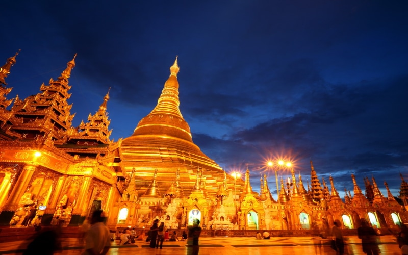 pagoda, yangon, 2K, shwedagon