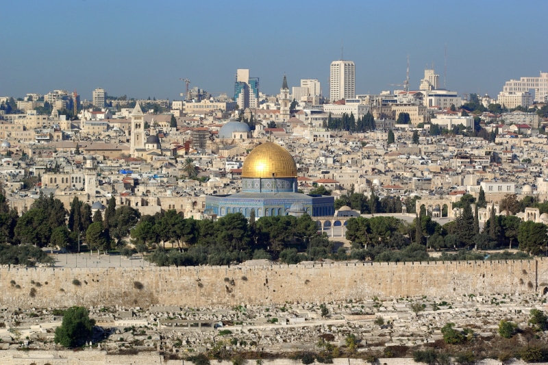 outdoors, building exterior, government, place of worship, built structure, 2K, history, buildings, city, dome Of The Rock, old, mosque, architecture