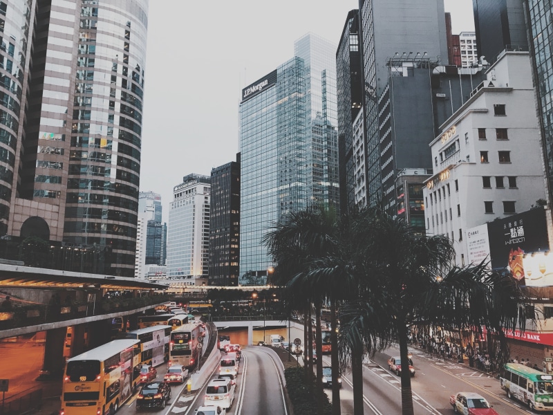 street view, street, cityscape, beside, hong kong, mode of transportation, arquitectura, modern, sky, outdoors, residential district, 4K, city, china