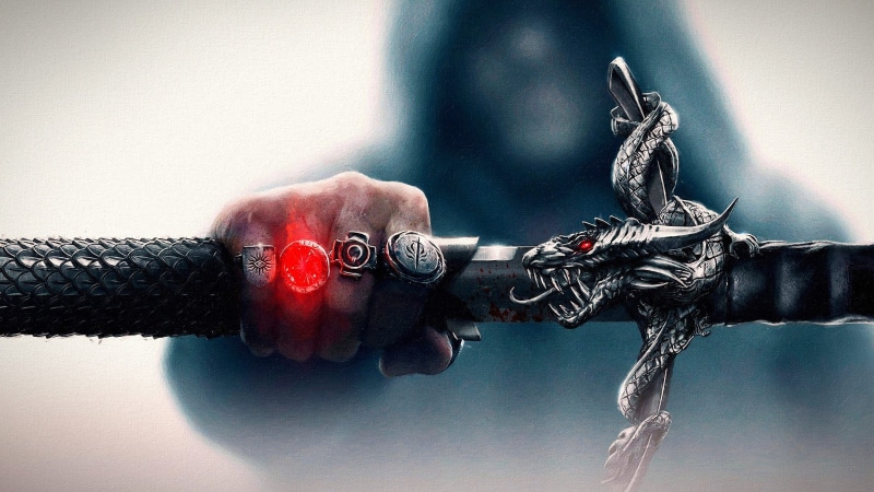 hand, tied up, wall - building feature, nature, indoors, Dragon Age Inquisition, holding, connection, close-up, focus on foreground, chain, strength, metal