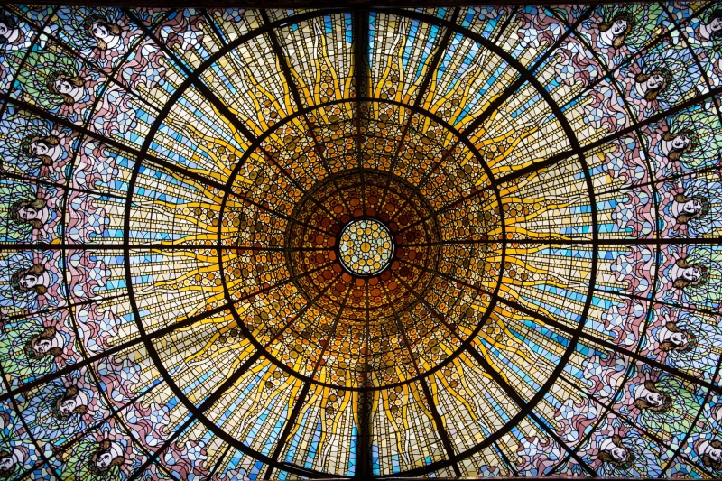 tree, low angle view, day, art and craft, full frame, photography, built structure, district, angle, glass ceiling, multi colored, abstract, ceiling, shape