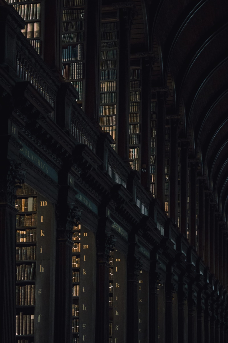famous Place, concrete, university, history, no People, culture, architecture, library, 5K, trinity, built Structure, book, ireland, new York City, decor