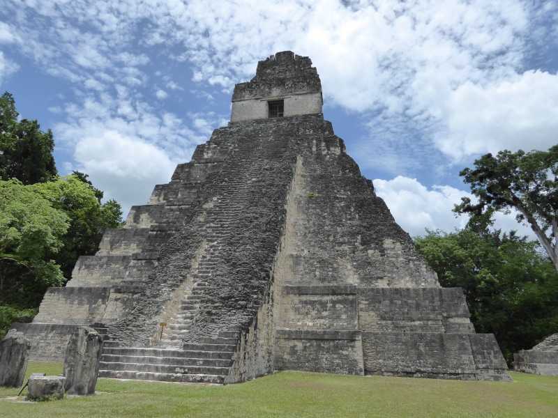 travel destinations, mayan, famous Place, outdoors, history, place of worship, tree, religion, built structure, Tikal, architecture, spirituality, ruined