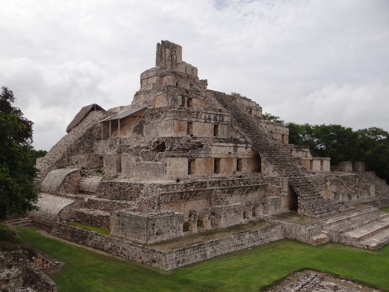 cultures, ancient, sky, mexico, old, maya, 4K, mexican, the past, temple, old Ruin, architecture, pyramid, ruin, place of worship, building, history, famous Place