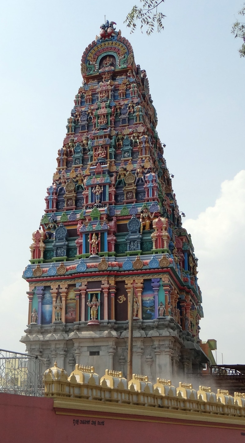 building, 2K, holy, travel destinations, travel, temple, india, built structure, belief, bangalore, building exterior, nagara, sky, ornate, day, low angle view