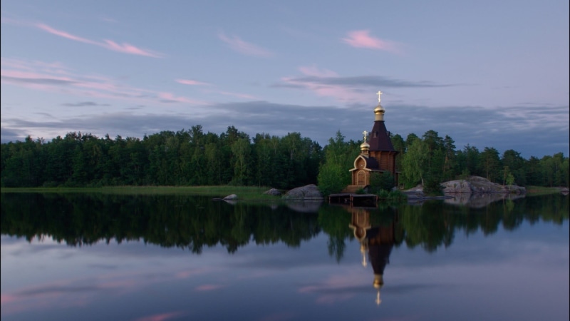 sky, plant, body, clouds, water, nature, church, landscape, trees, no people, beauty in nature, river, architecture, lake, tree, near, scenics - nature