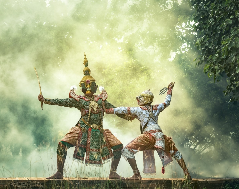 visit, National, actors, Photography, Tradition, Asia, tree, Theater, belief, entertainment, day, togetherness, Masks, two people, Fight, event, architecture