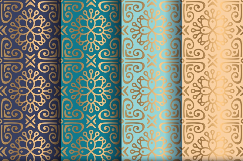 ornament, 4K, gold, pattern, texture, golden