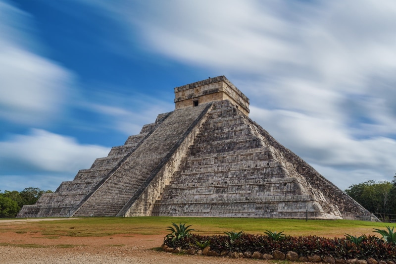 Chichen Itza, old building, pyramid, ancient, Maya (civilization), Mexico, 720P