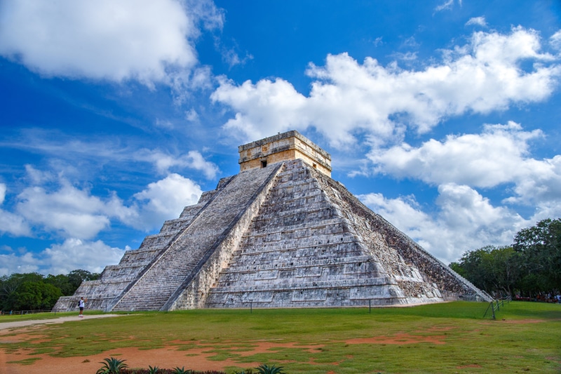 architecture, no people, ancient, sky, chichen itza, nature, maya, tourism, built structure, quetzalcoatl, place of worship, mexico, concrete, travel, the past