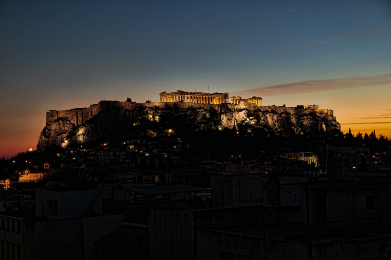 european, historical, hellenic, vacation, culture, dusk, greek, 5K, acropolis, sky, townscape, buildings, photo, europe, building, sunset, building exterior