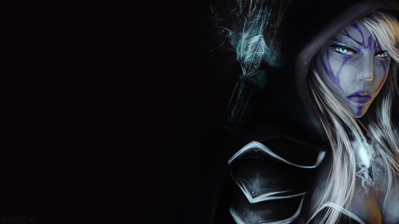 beauty, dark, Dota, hair, Defense of the ancient, Valve Corporation, indoors, adult, headshot, human face, contemplation, women, young women, 1080P, young adult