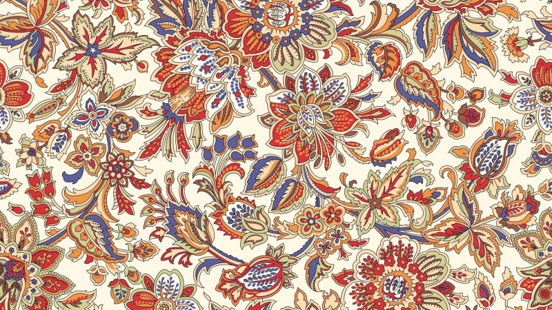 floral pattern, ornate, craft, leaves, white background, 1080P, full frame, antique, repetition, digital art, design, indoors, rag, art and craft