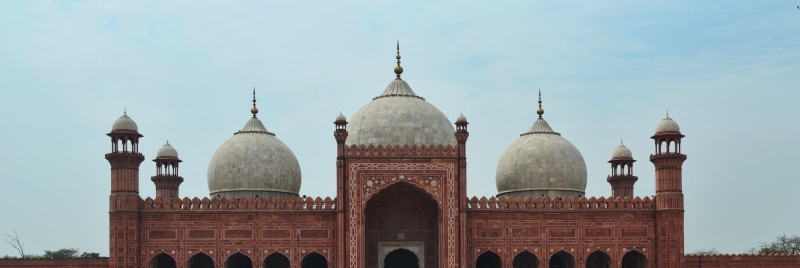 tourism, construction, badshahi, brown, mosue, history, pakistan, the past, landmark, gray, stone, lahore, built structure, building exterior, classical style
