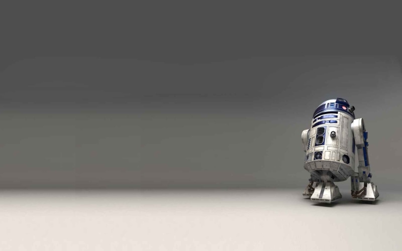 representation, still life, studio shot, d, figurine, white, gray, travel, creativity, R2-D2, single object, robot, indoors, Star Wars, star, human representation