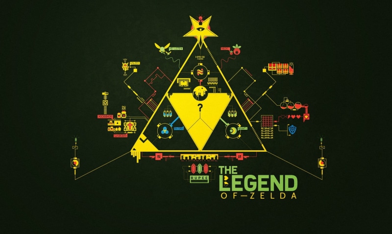 design, internet, video games, social networking, The Legend of Zelda, global communications, cooperation, geometric shape, Triforce, nature, technology