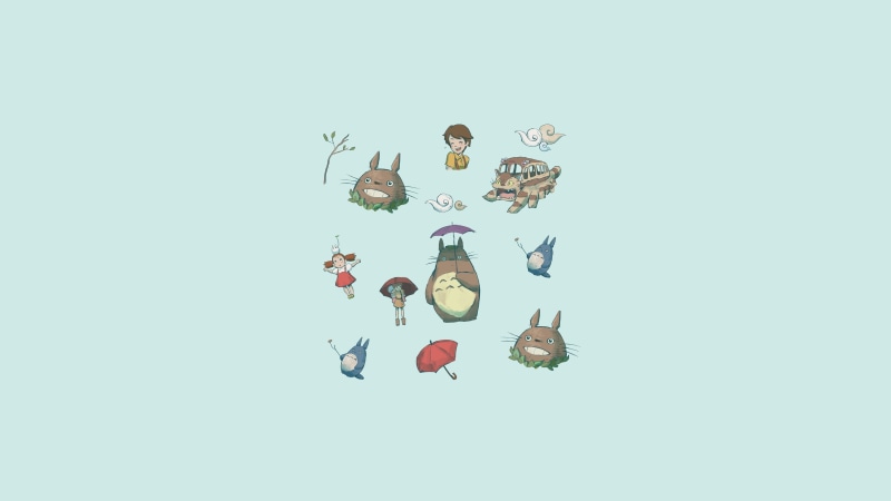 Studio Ghibli, anime girls, Totoro, anime, My Neighbor Totoro, 2K, Nausicaa, Nausicaa of the Valley of the Wind