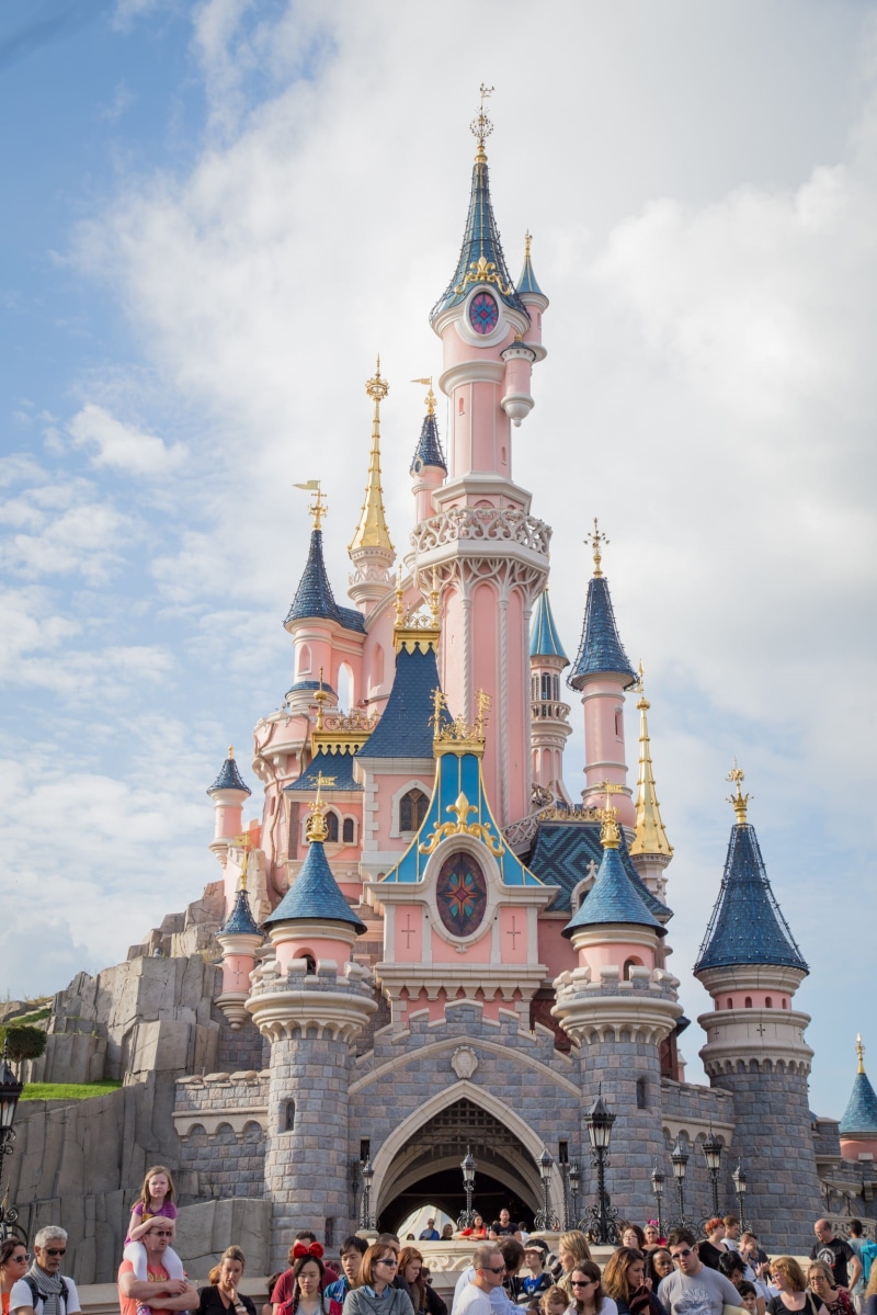 daytime, religion, housing, belief, built structure, attraction, disneyland park, day, fairy, france, group of people, castle, play, tours, magic kingdom