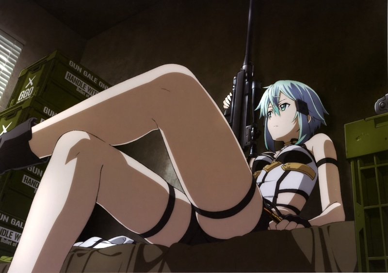 Sword Art Online II, Sword Art Online, 1080P, Sinon (Sword Art Online)