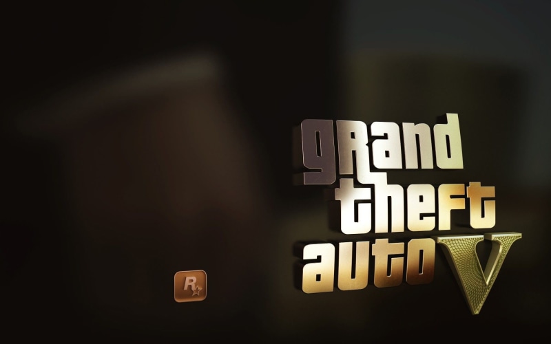 1080P, gta 5, logo, gta, gold
