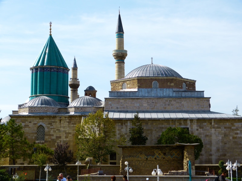 the past, spire, outdoors, Turkey, city, built structure, travel destinations, travel, religion, incidental people, cathedral, sky, Konya, place of worship