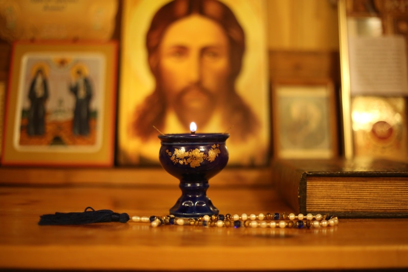 close-up, brown, christian church, russia, flame, god, candle, fire - natural phenomenon, church, christianity, icon, salvation, antique, eternity, illuminated