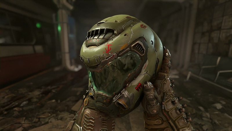 Helmet, Video Game, Doom, DOOM Eternal, 1080P