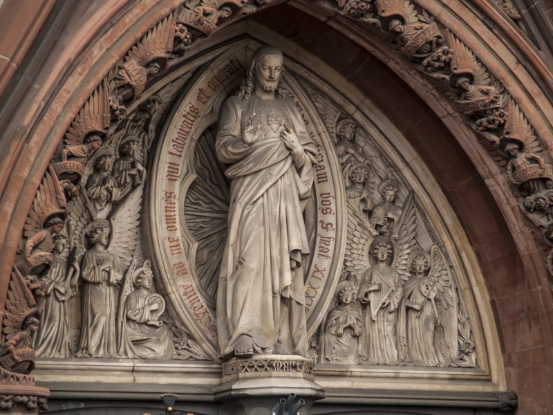 light, architecture, holy, hope, belief, craft, male likeness, ornate, ceiling, bas relief, representation, jesus, religion, art and craft, religious, creativity