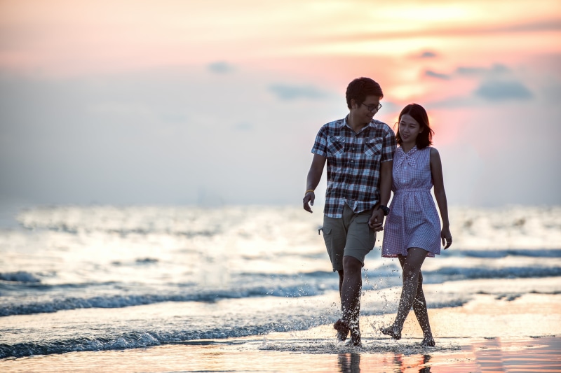 nature, appointment, wedding couple, lido, sea, standing, lady, pretty, couple - Relationship, holding, tour, lover, man, together, mens, smiling, young Adult