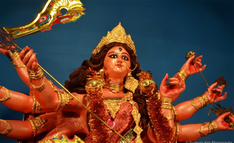 lifestyles, one person, belief, maa, Vintage, looking, gold colored, indian, religion, celebration, young women, deity, sculpture, sky, clothing