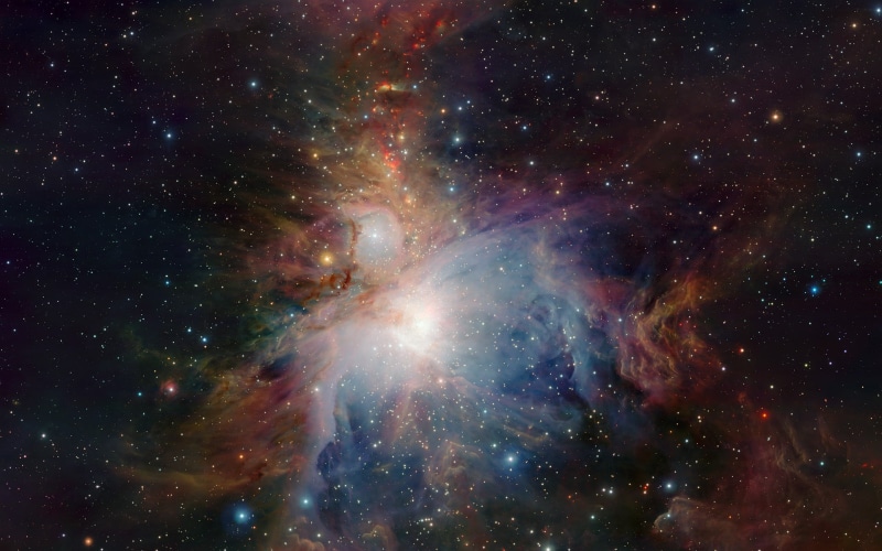glowing, luminosity, black, space, nature, illuminated, no people, night, beauty in nature, mystery, red, abstract, astronomy, sky, blue, painting, dust