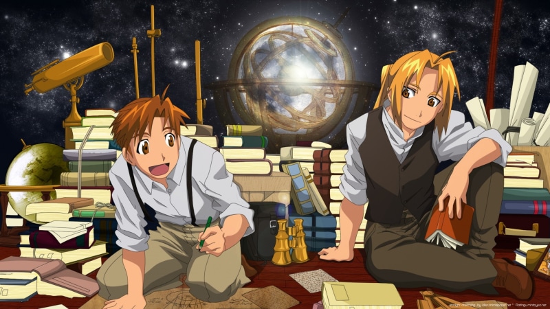 hd, Alphonse Elric, fullmetal, 1080P, books, alchemist, metal, full, brothers, alphonse, astronomy, anime, art, elric