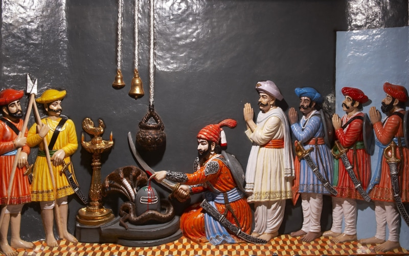 figurines, statue, maharaj, men, ceramic, 2K, religion, seven, shivaji