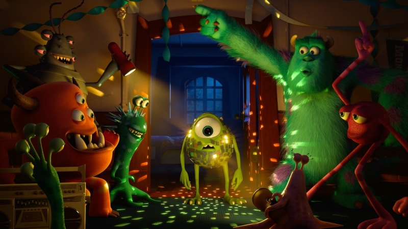Pixar Animation Studios, sculpture, male likeness, Disney, representation, no people, celebration, night, craft, 1080P, indoors, illuminated, statue, creativity