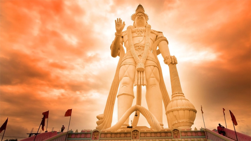 India, deity, Andhra Pradesh, Hanuman, Hinduism, sculpture, 1080P