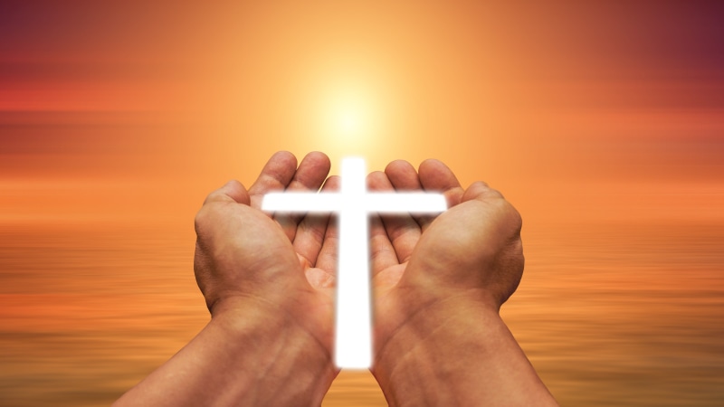 dom, spiritual, cloud - sky, one person, nature, personal perspective, human limb, soul, hand, sun, light, indoors, digital composite, embassy, god, pray