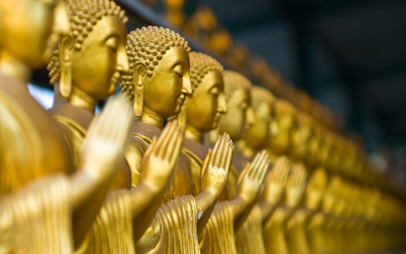 old, east Asian Culture, decoration, blurred, steel, thailand, statue, metal, ancient, gold Colored, lot, macro, close-up, art and craft, 1080P, gold
