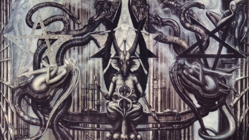 r, artwork, fantasy, Dark, horror, Satan, 2K, Satanic, artistic, Giger, Evil, h, occult, art