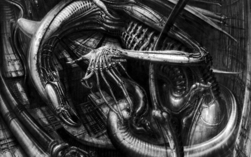 r, day, ornate, sci, Giger, human representation, art, Evil, h, 1080P, no people, reptile, architecture, horror, metal, artistic, fantasy, indoors, creativity