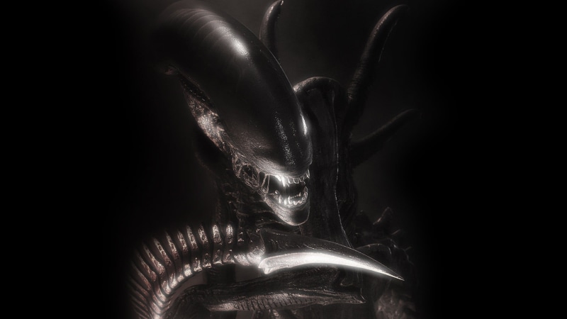 portrait, metal, human hand, dark, horror, hand, 1080P, close-up, representation, body part, art and craft, alien, digital, Xenomorph, science fiction