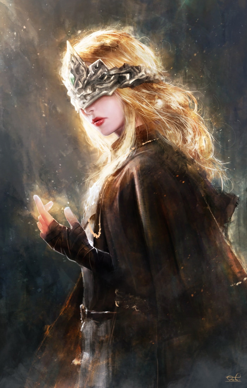 Dark Souls III, fantasy art, dark souls 3, 1080P, artwork, fire keeper