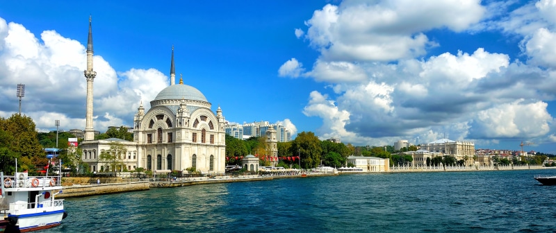 Muslims, travel Destinations, Turkey, island, beautiful sea view of the Bosphorus, mode of transportation, church, panorama, sea, building, government